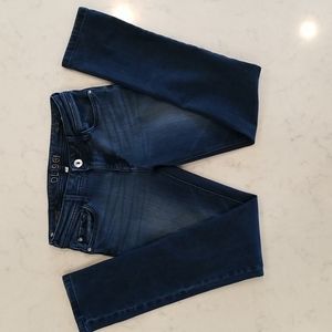DL1961 Nicky Mid-Rise Cigarette Skinny Jean Wooster Blue Size: 27